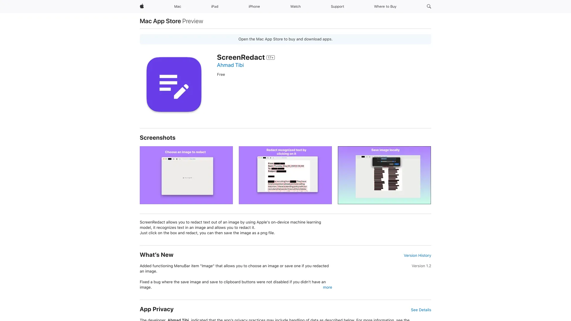 ScreenRedact startup – Object Remover AI