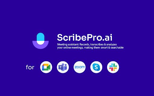 ScribePro.ai - Meeting assistant startup – AI Meeting Assistant