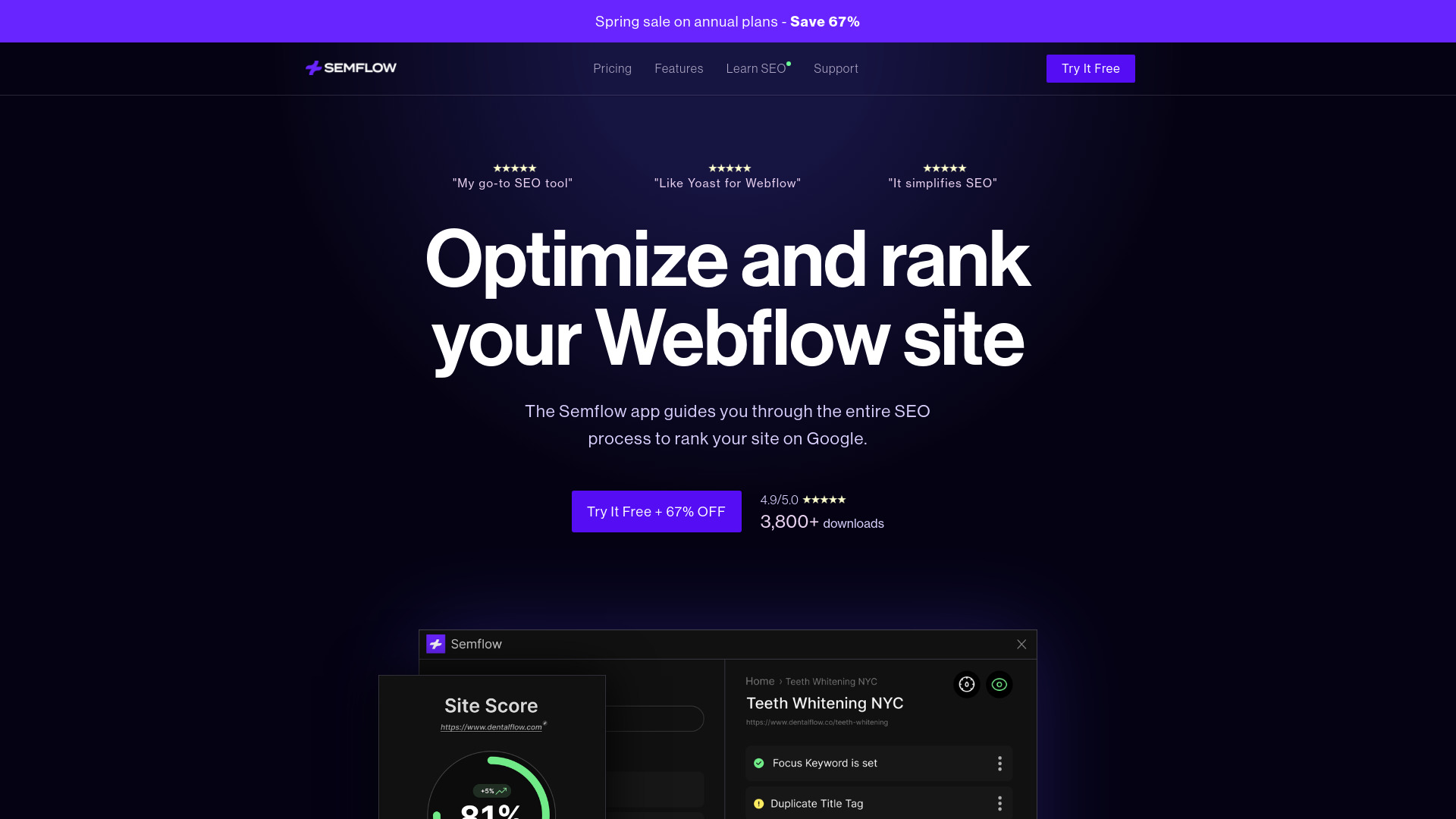 Semflow startup – AI SEO Tools