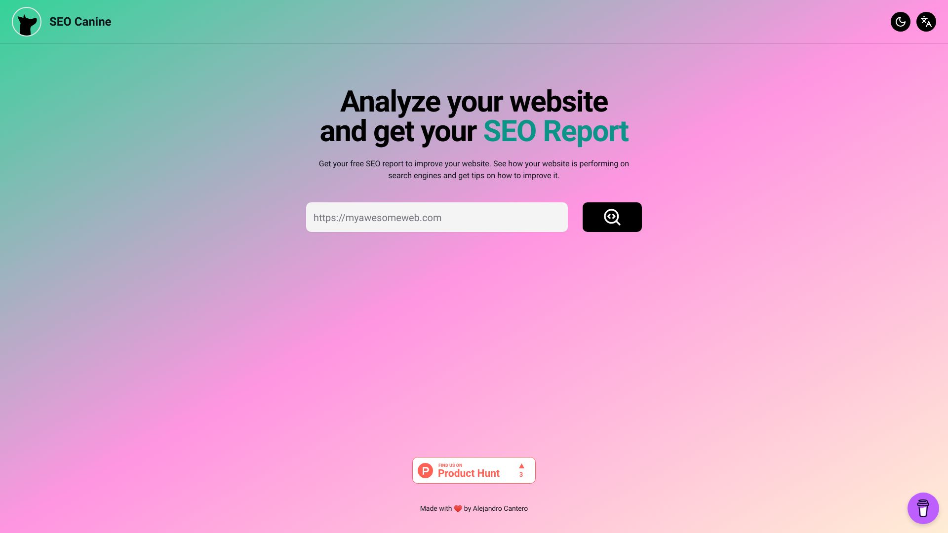 SEO Canine startup – AI SEO Tools