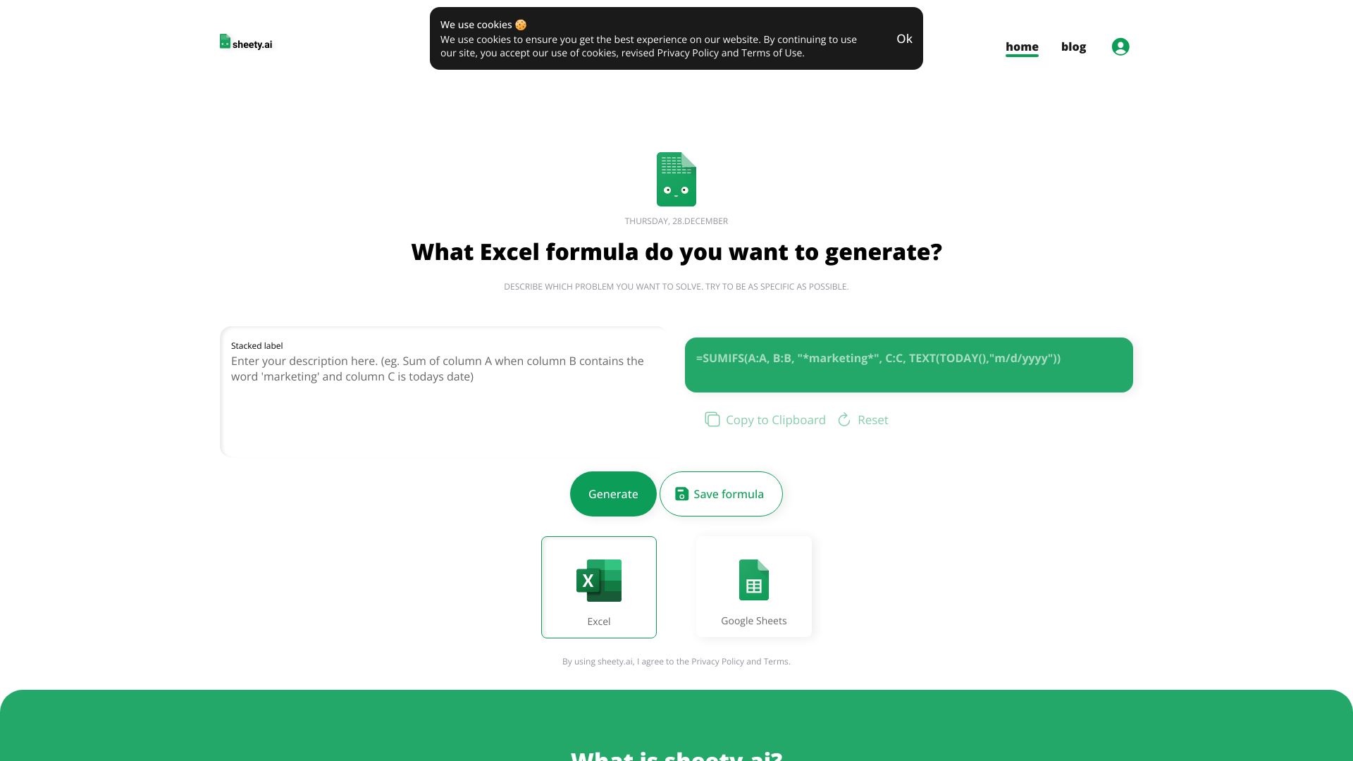 Sheety startup – AI Code Assistant