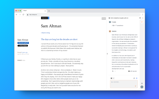 SidePal | Copilot with AI startup – AI Assistant