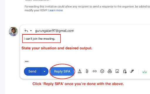 SIFA Reply startup – AI Email Generator