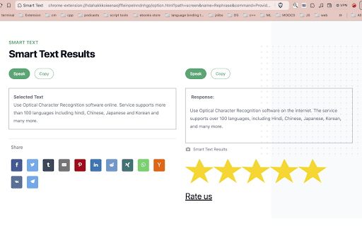 Smart Text startup – AI Paraphraser