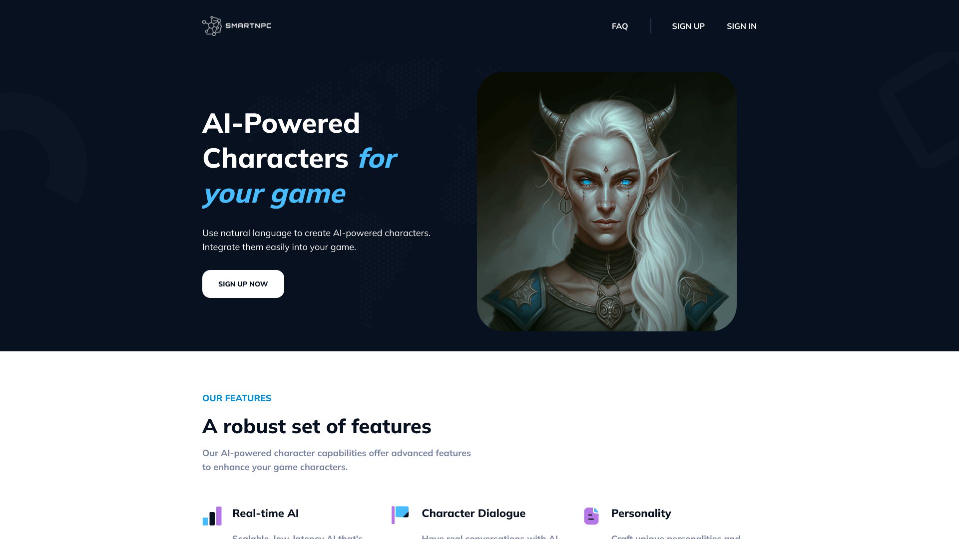 SmartNPC startup – AI Character