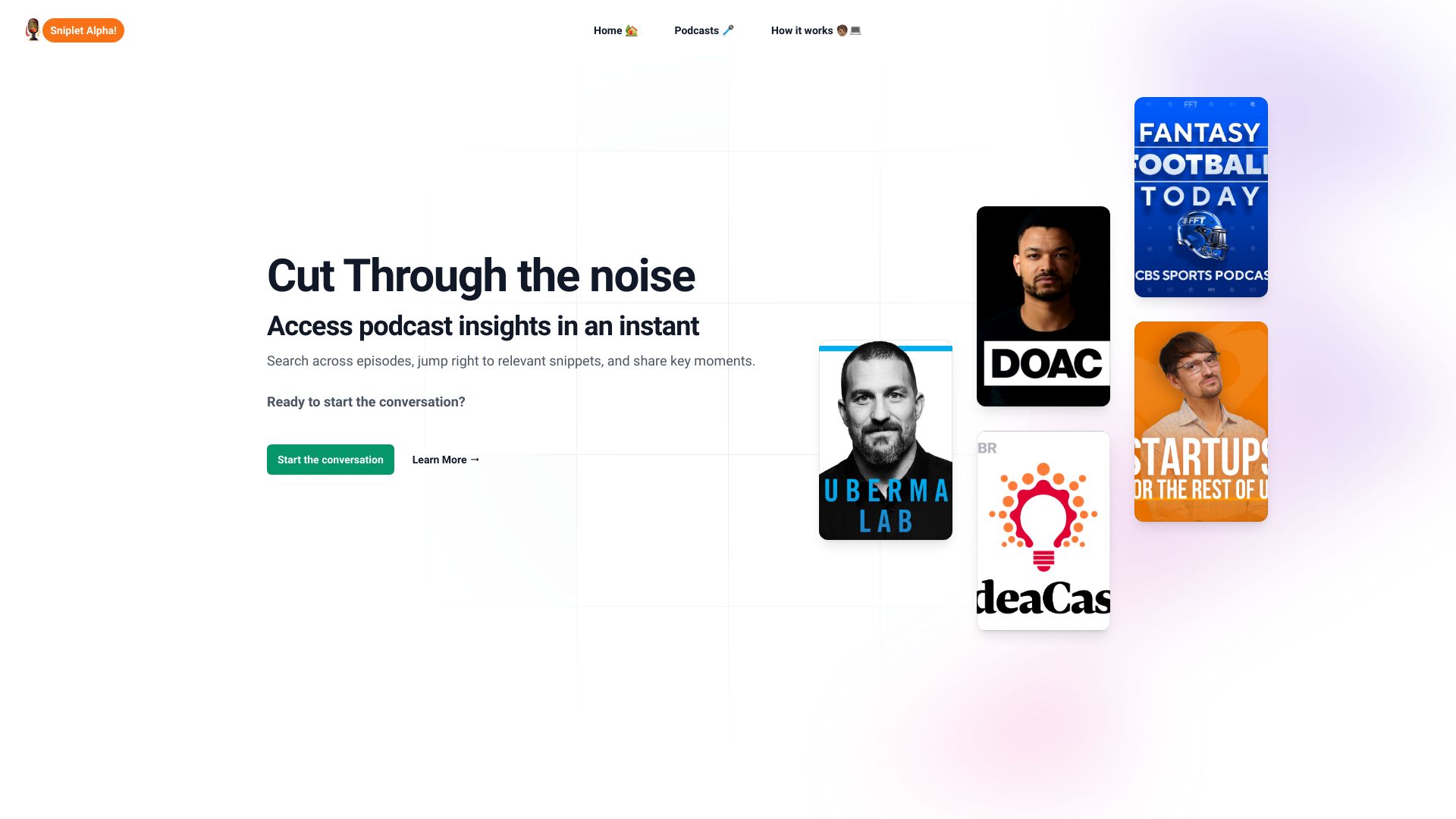 Sniplet startup – Other