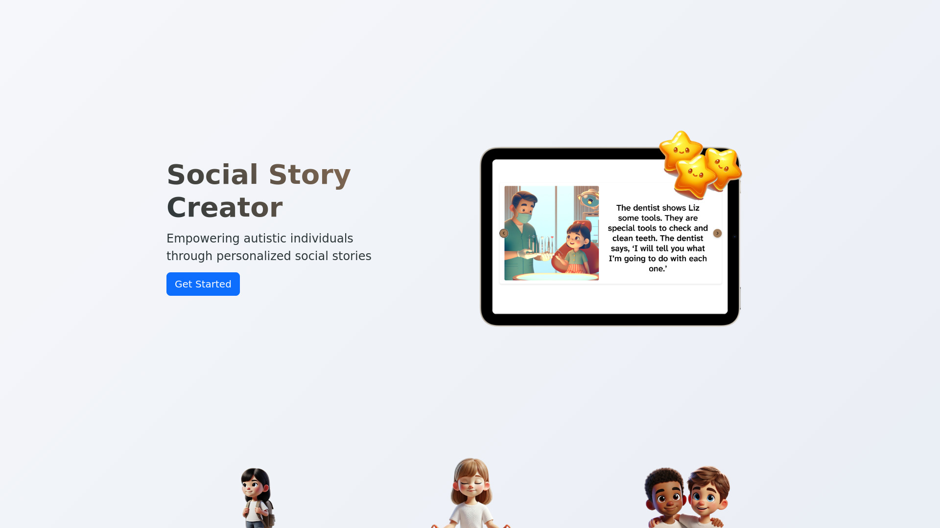 Social Story Creator startup – AI Story Generator