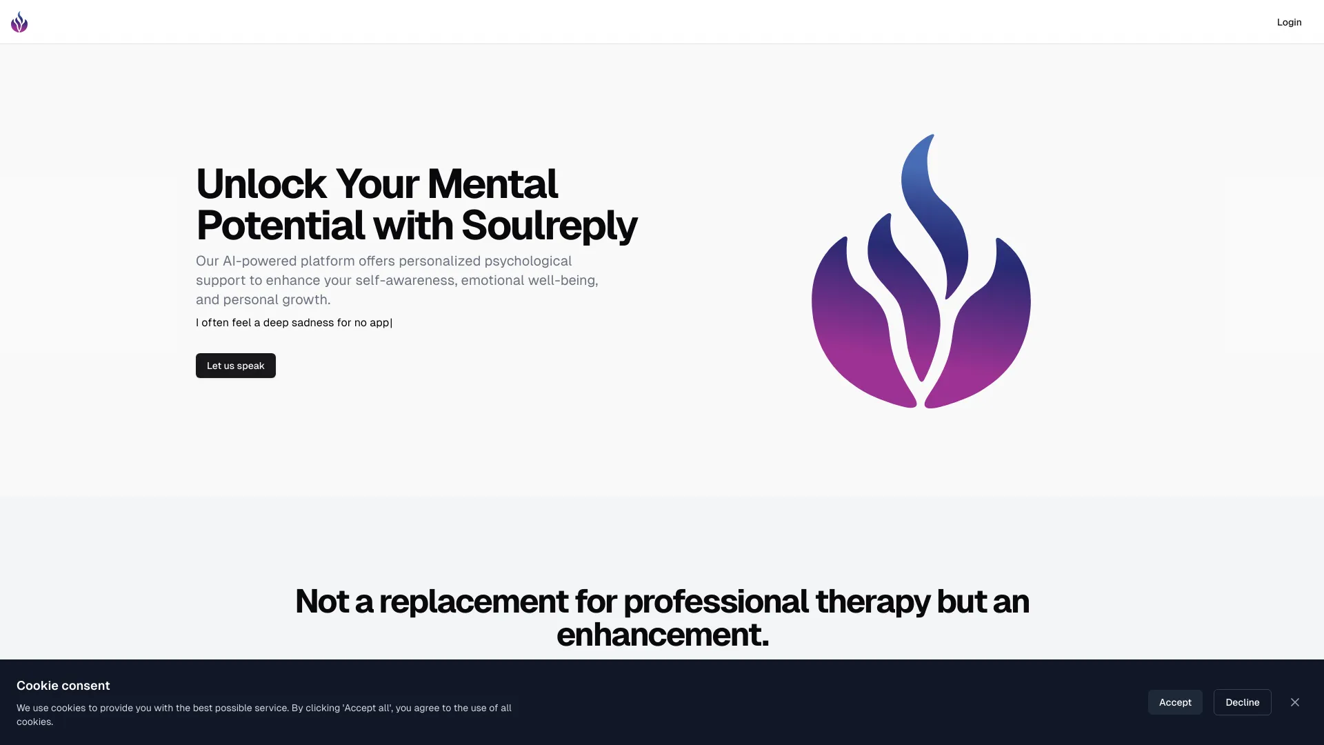 Soulreply - Your mental supporter startup – AI Mental Health