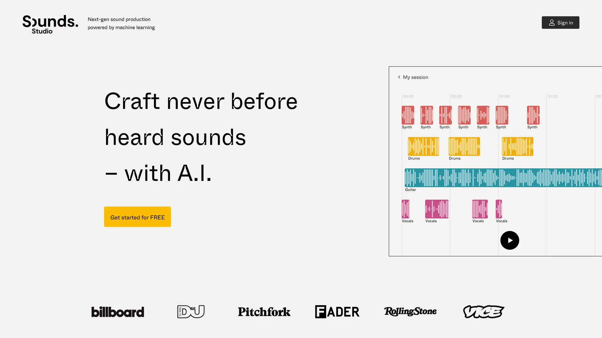 Sounds.Studio startup – AI Photo & Image Generator