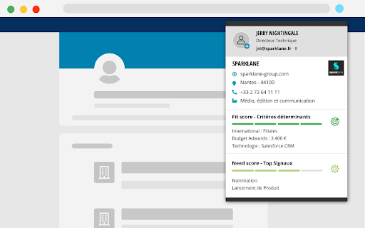 Sparklane: B2B accounts and contacts details startup – AI Lead Generation