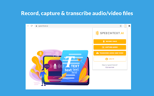 SpeechText.AI: Record, Capture & Transcribe startup – AI Speech-to-Text