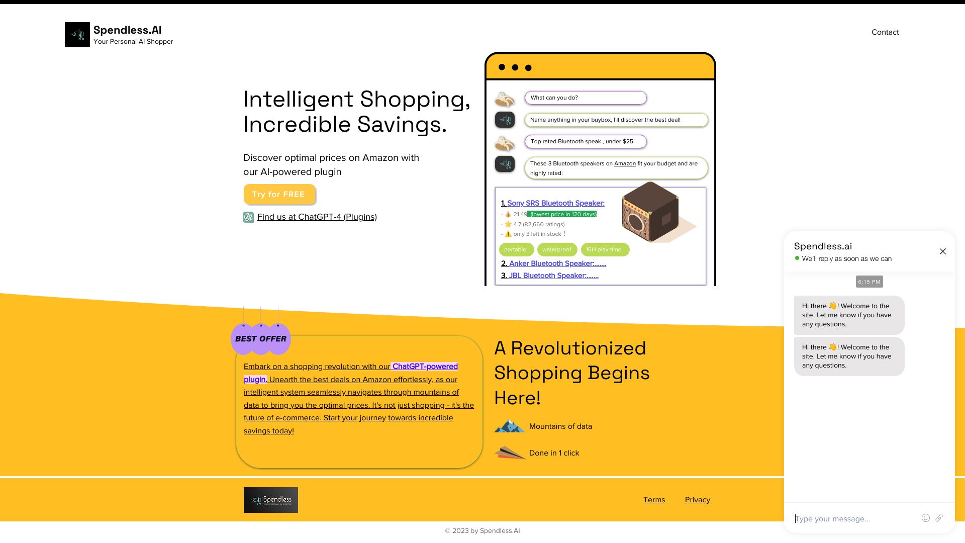 Spendless startup – AI Shopping Assistant