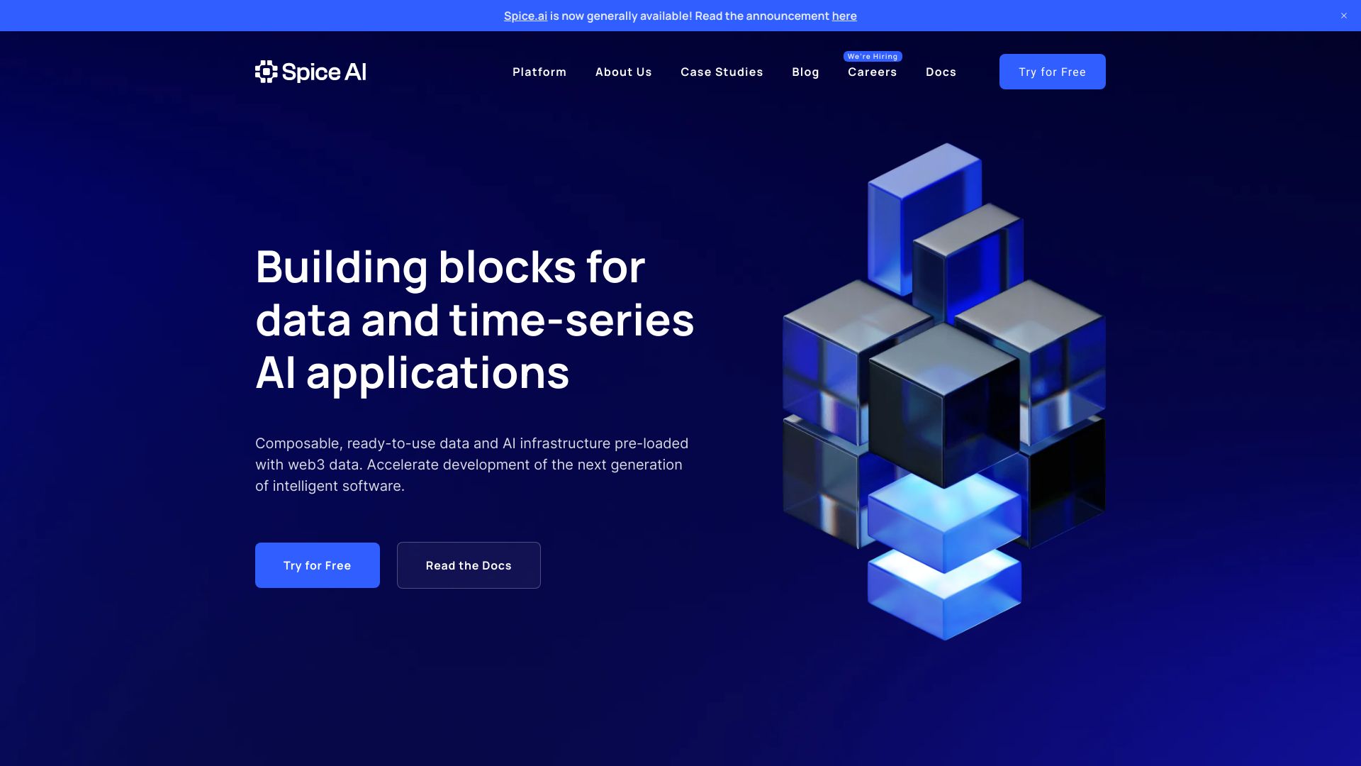 Spice.ai startup – Blockchain
