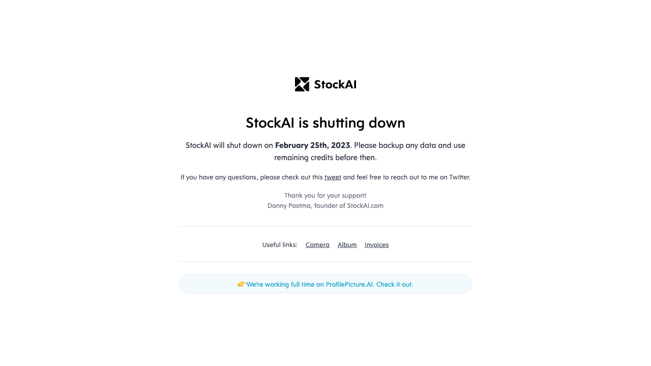 Stock AI startup – AI Art Generator