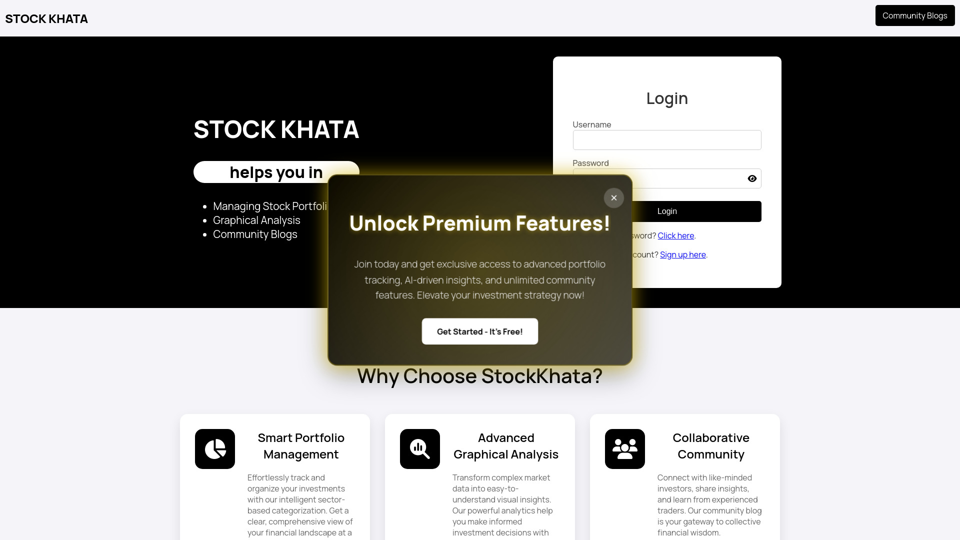 StockKhata startup – AI Investing