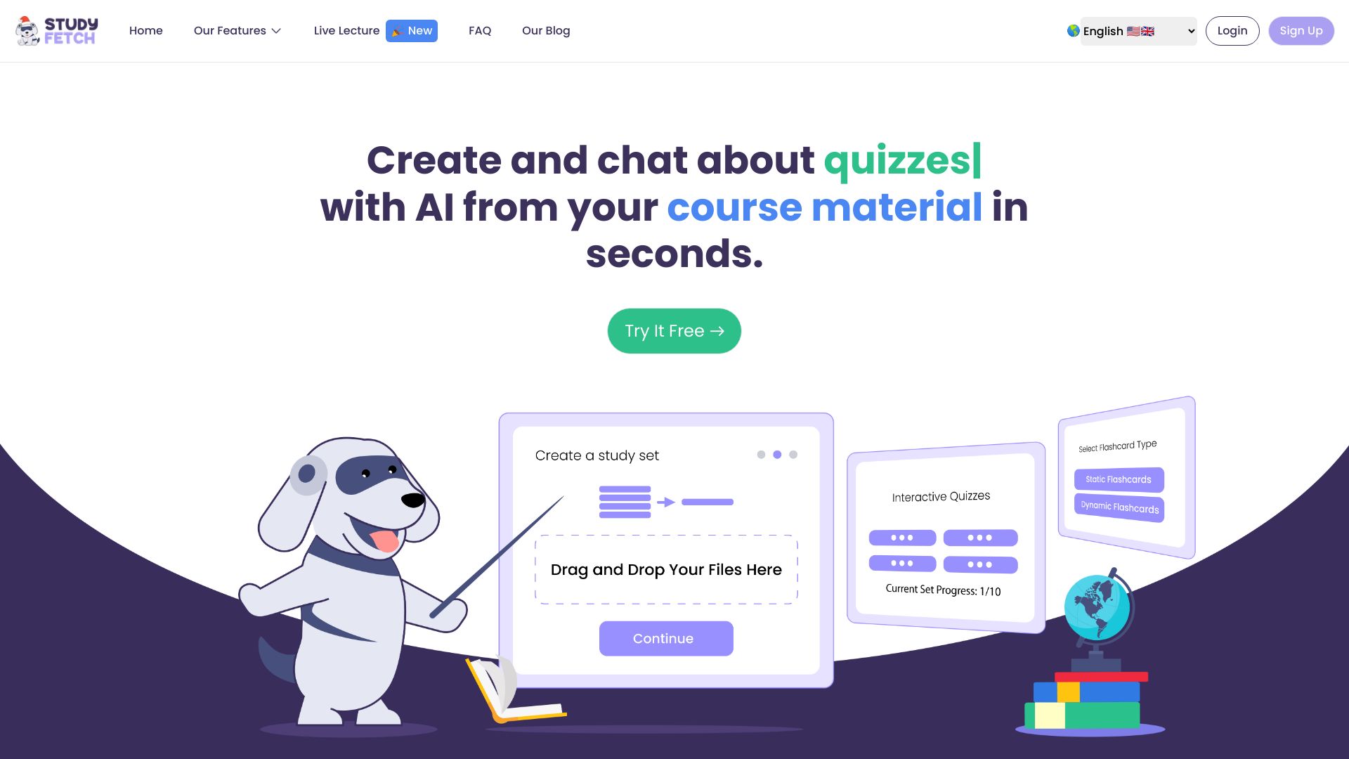 Study Fetch startup – Homework Helper