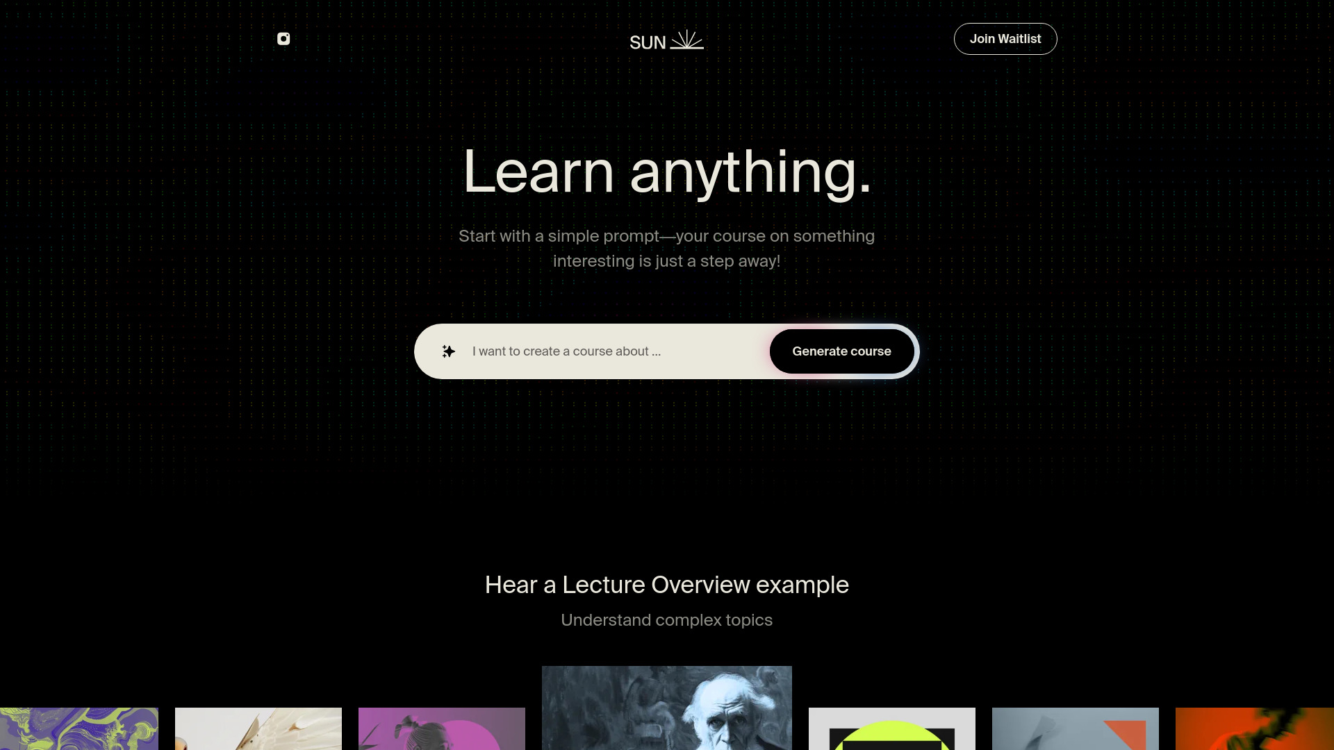 SUN AI startup – AI Course