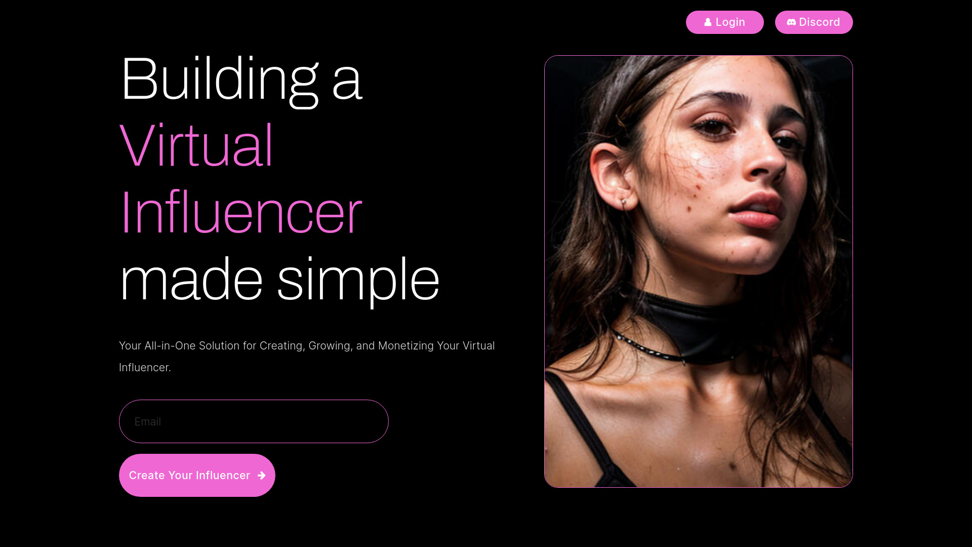 SynthLife - Ai Influencer Generator startup – AI Influencer