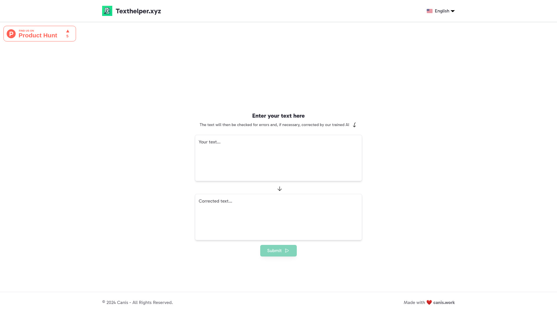 Texthelper startup – AI Proofreading