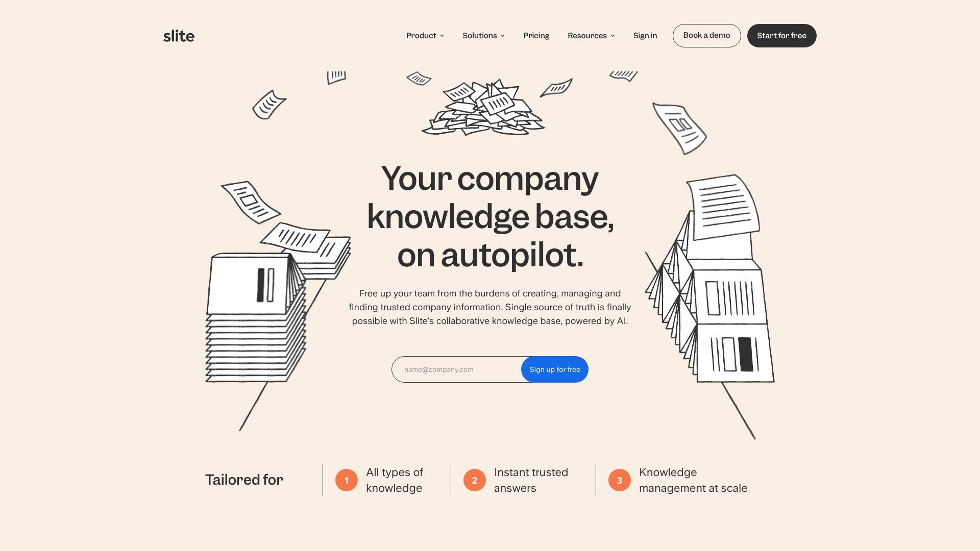 The all-new Slite startup – AI Product Description Generator