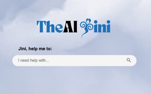 TheAiJini startup – AI Search Engine
