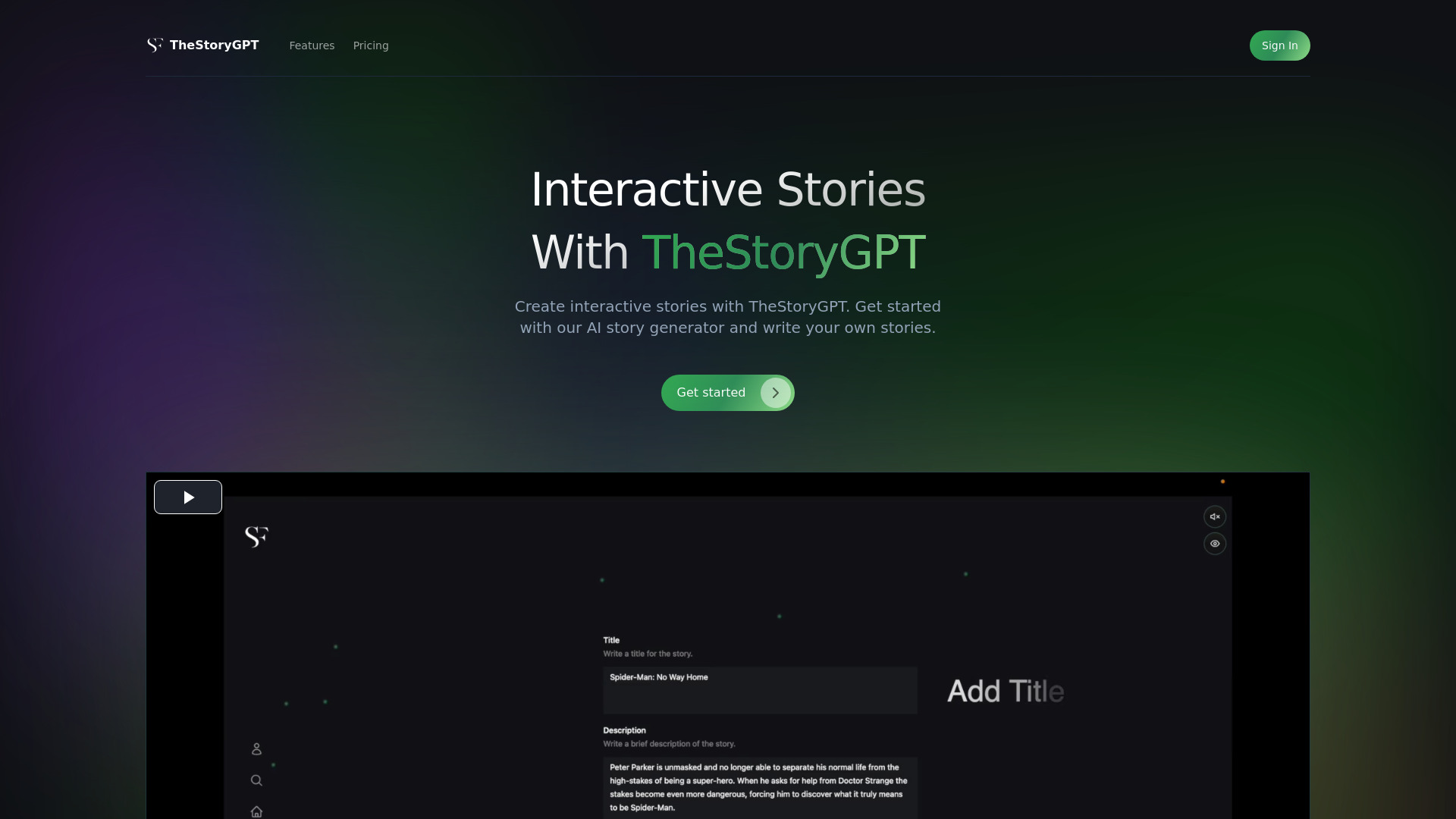TheStoryGPT startup – AI Story Generator