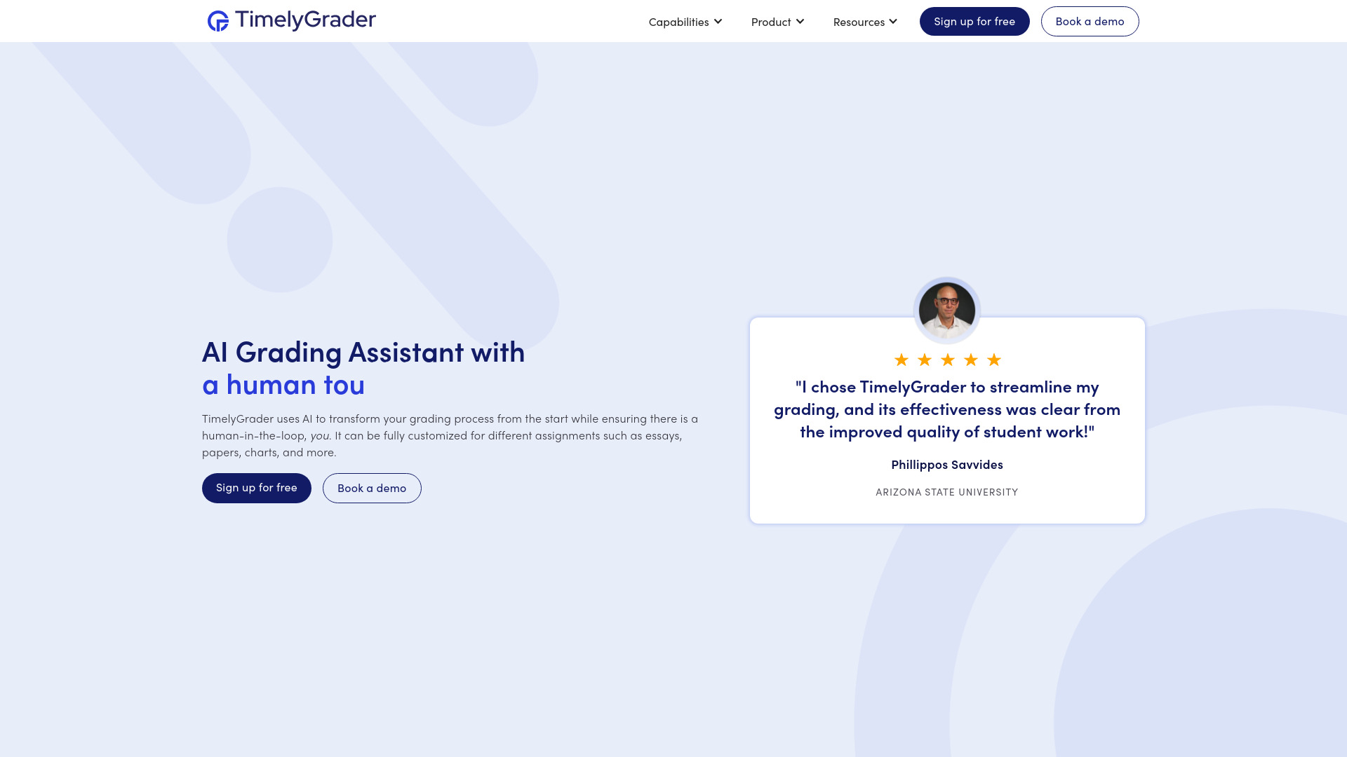 TimelyGrader startup – AI Assistant