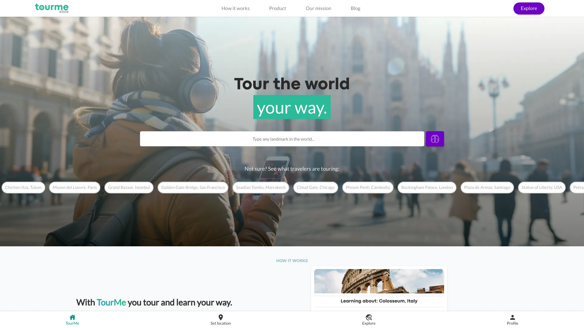 TourMe startup – AI Travel