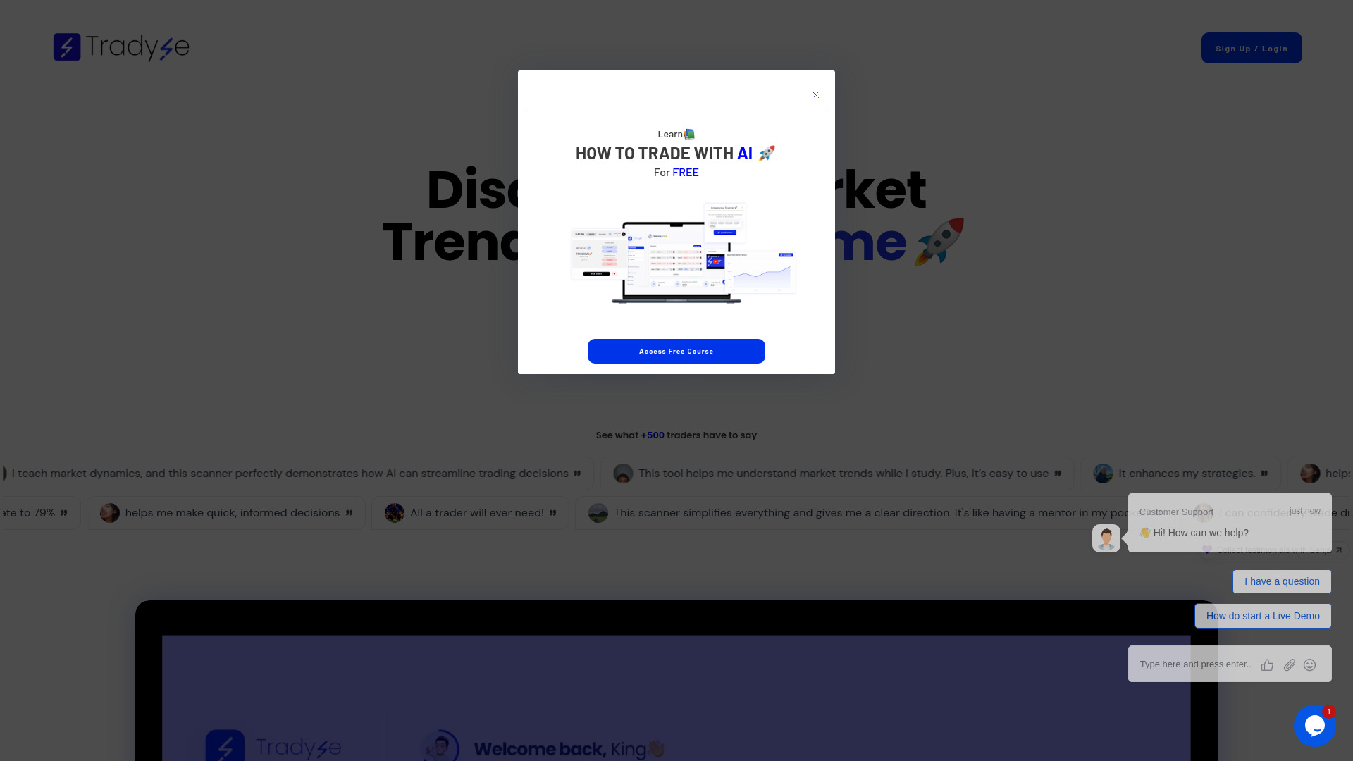 Tradyse startup – AI Scanner