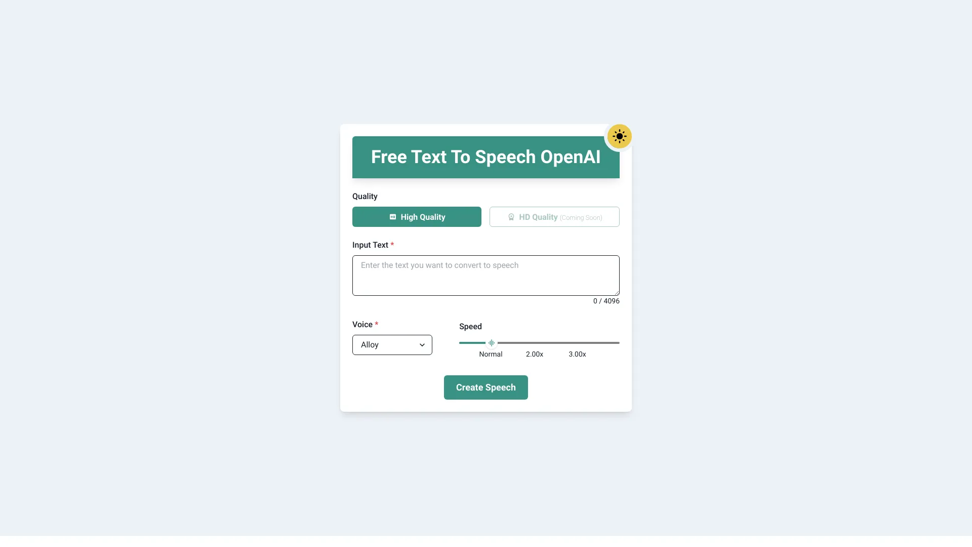 ttsopenai.com startup – Text-to-Speech