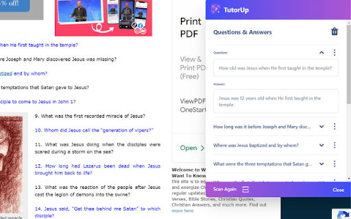TutorUp - AI Homework & Exam Helper startup – Homework Helper