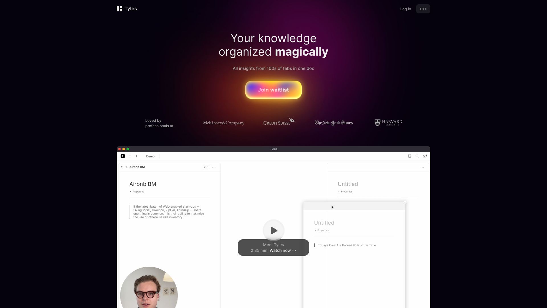 Tyles startup – AI Knowledge Management