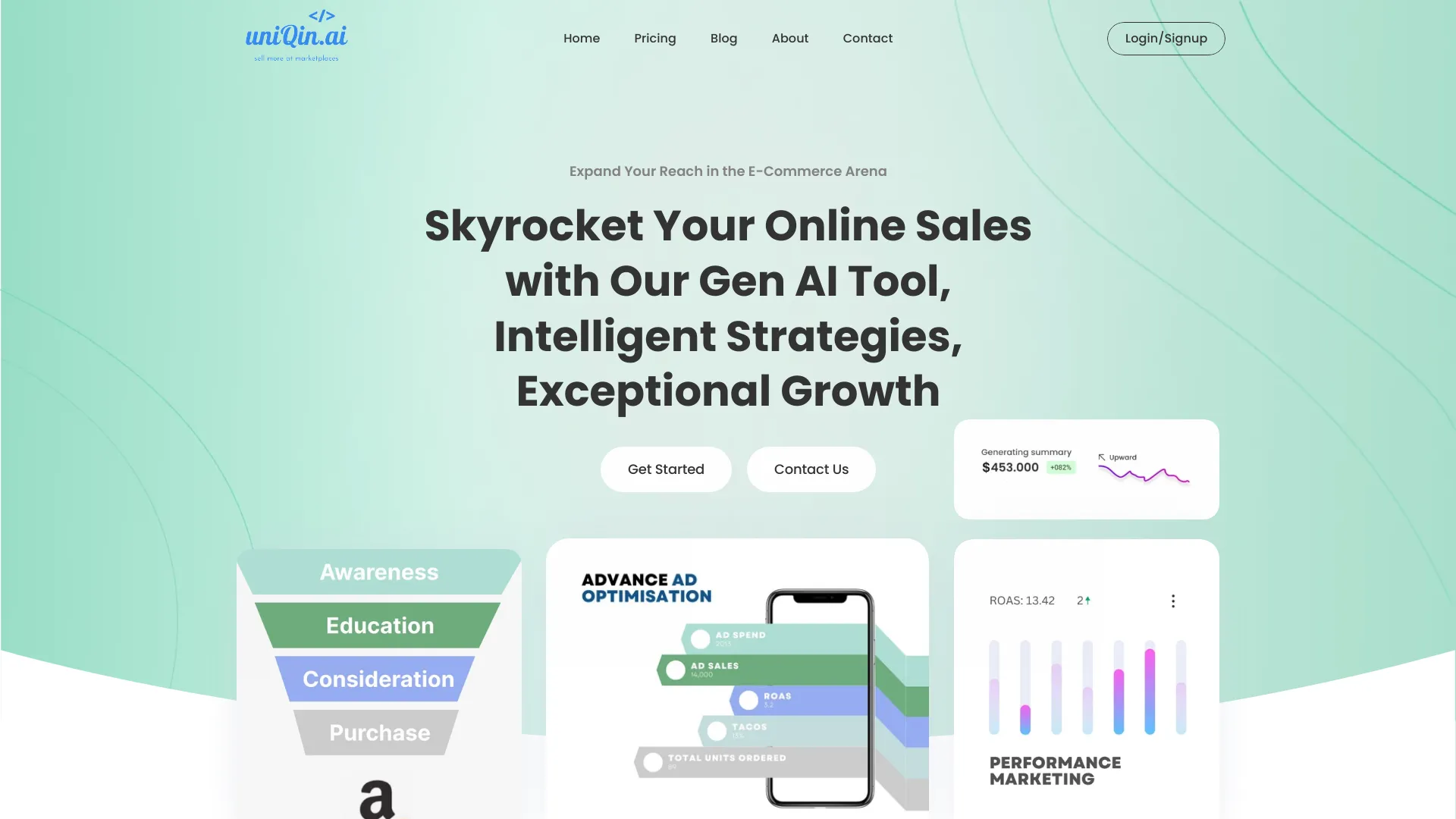 uniqin.ai startup – AI Advertising Assistant