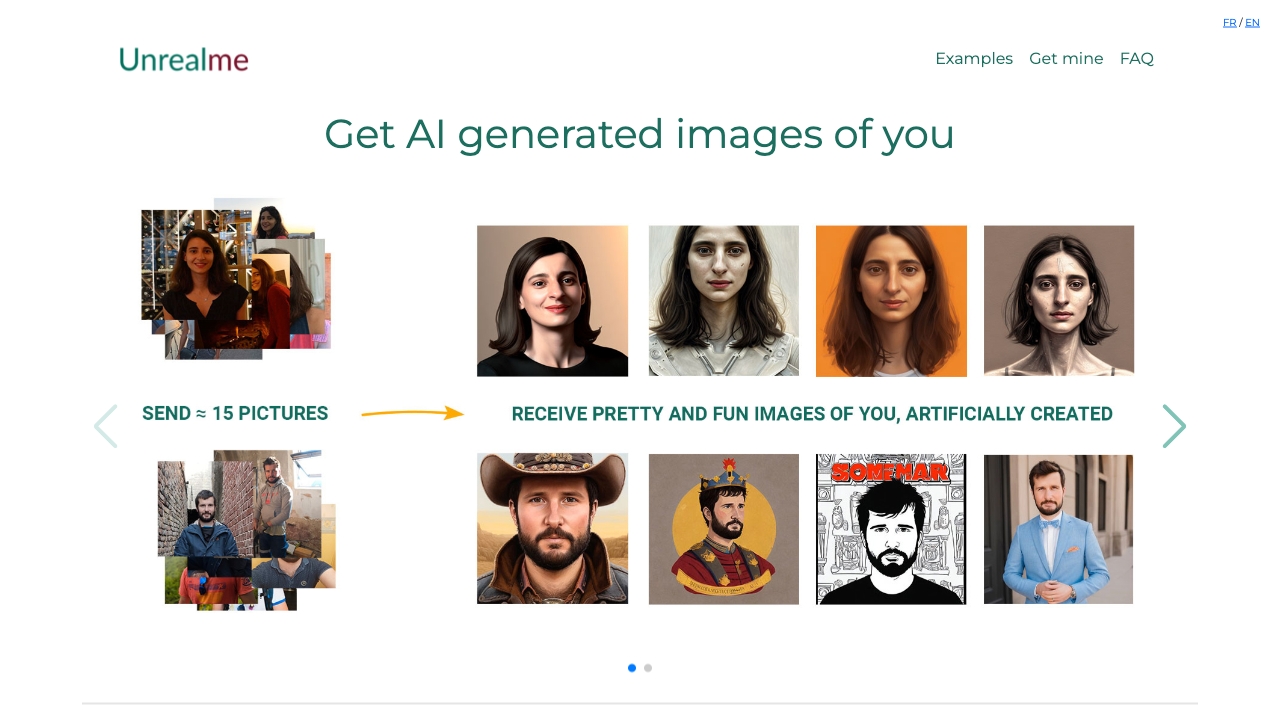 Unrealme startup – AI Art Generator