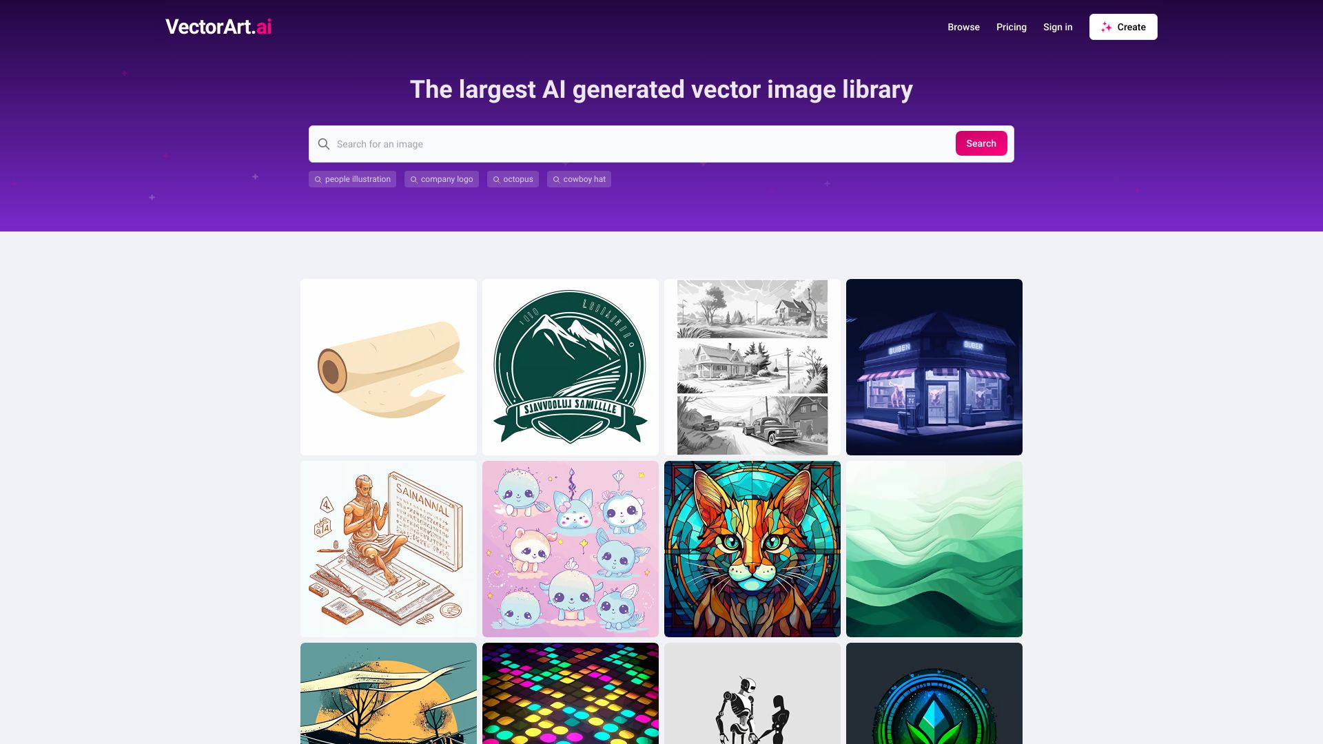 VectorArt.ai startup – AI Art Generator