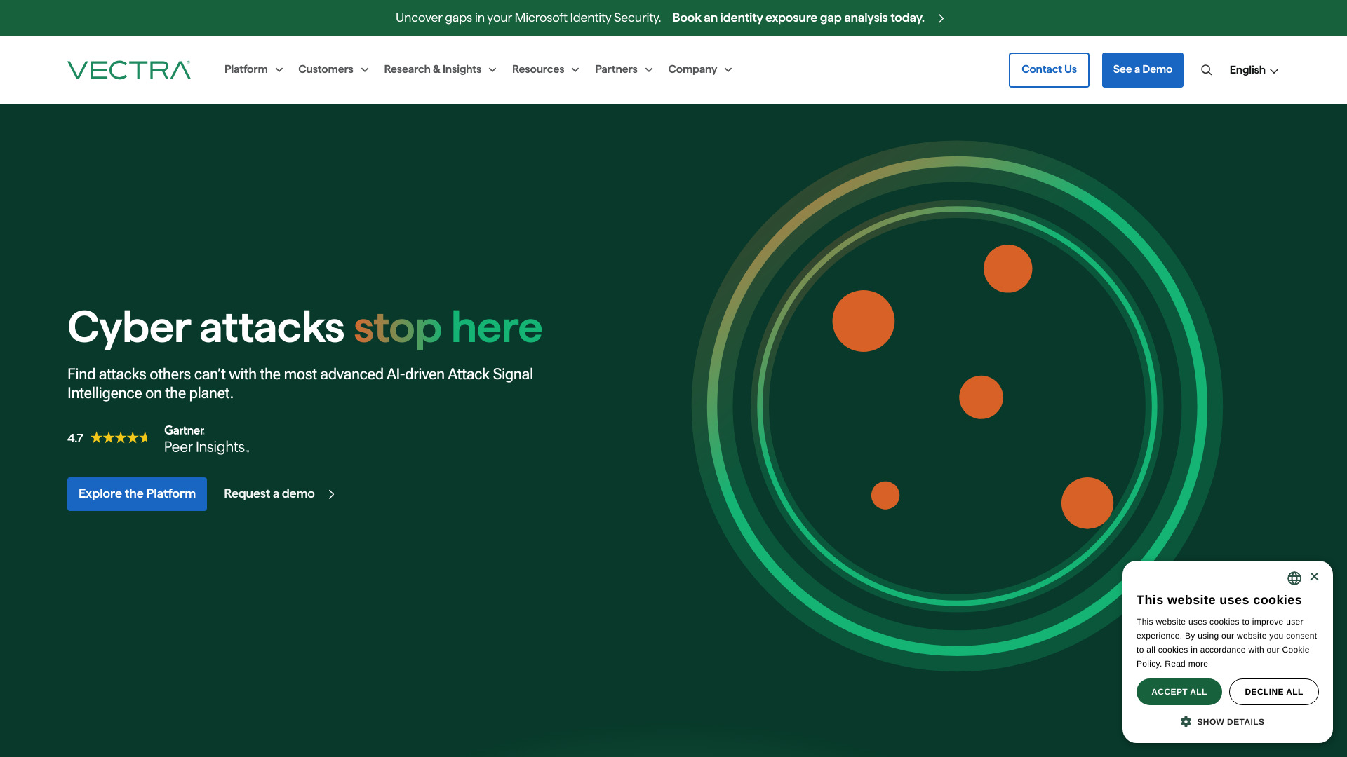 Vectra startup – AI Detector