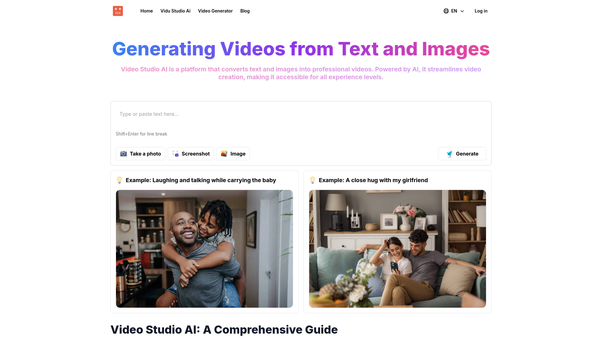 Video Studio AI startup – AI Video Generator