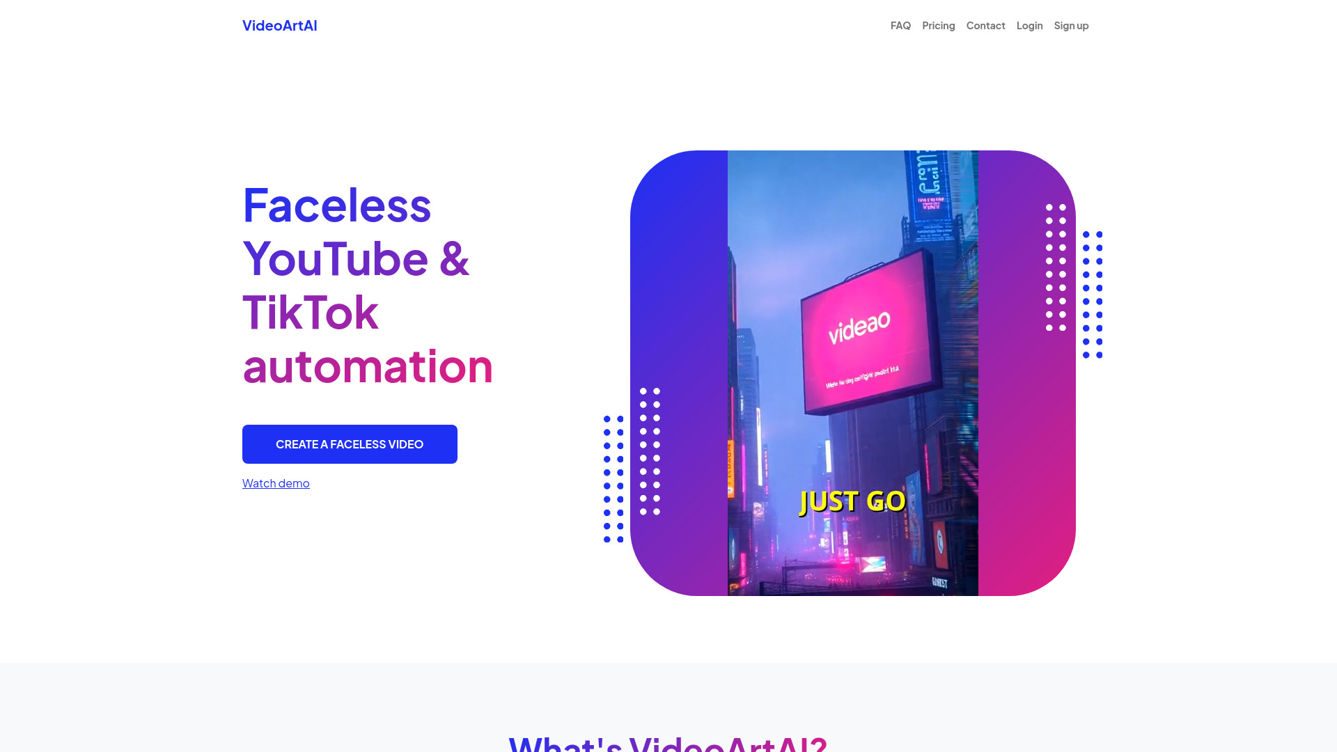 VideoArtAI startup – AI Video Generator