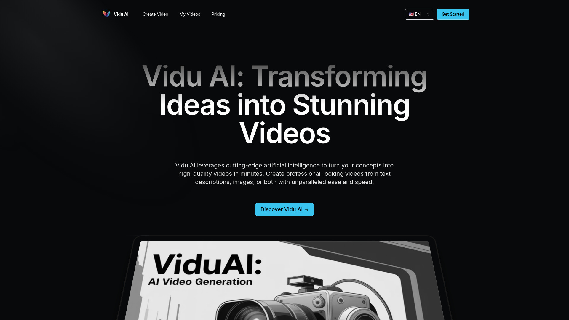 Vidu AI startup – AI Video Generator