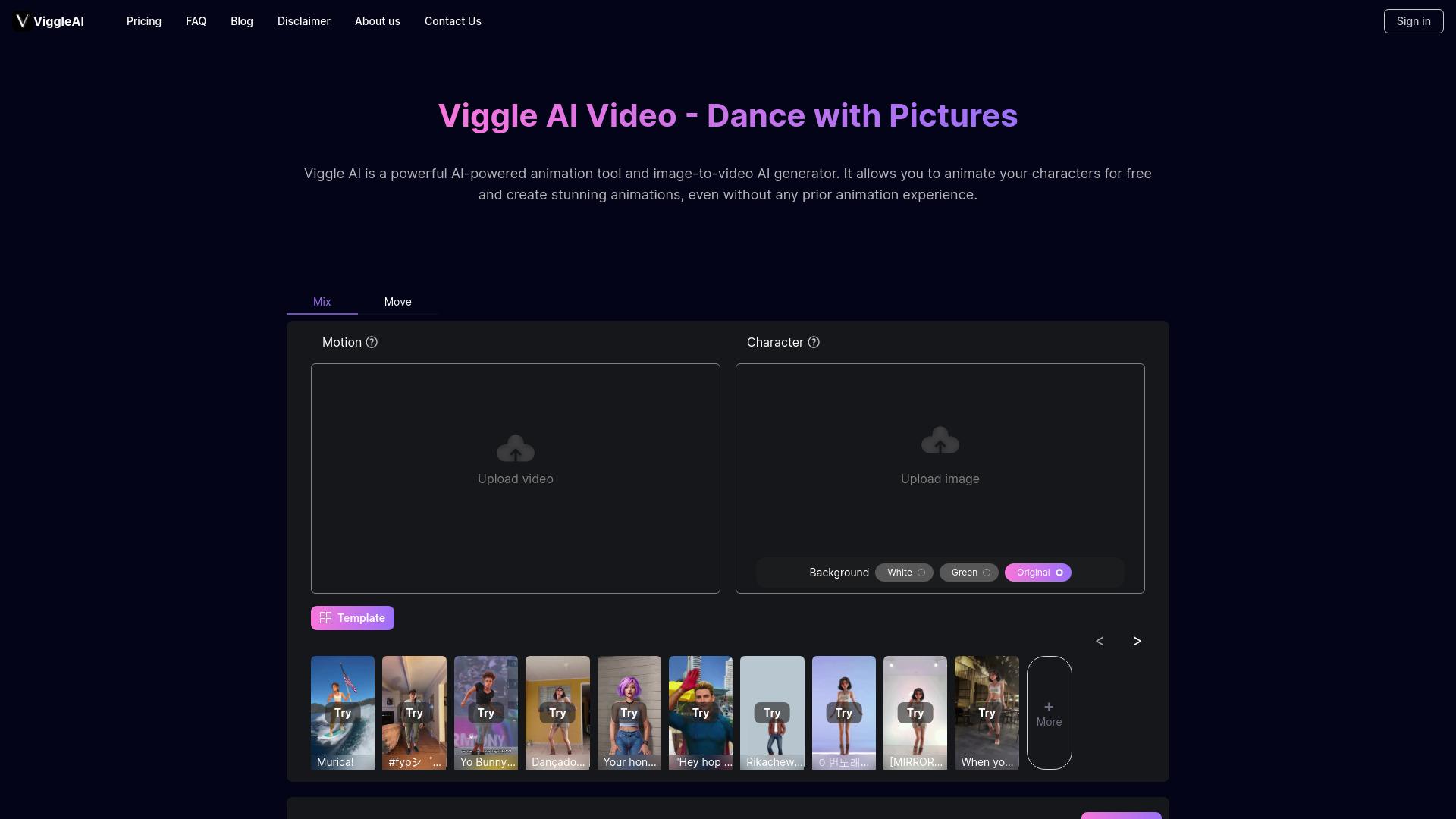 ViggleAI startup – AI Animation Generator