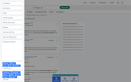Vocation startup – Cover Letter Generator