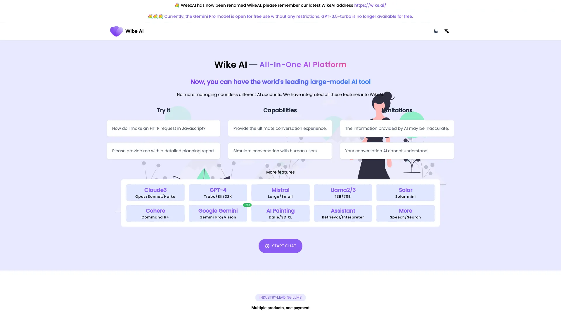 WeexAI startup – AI Chatbot