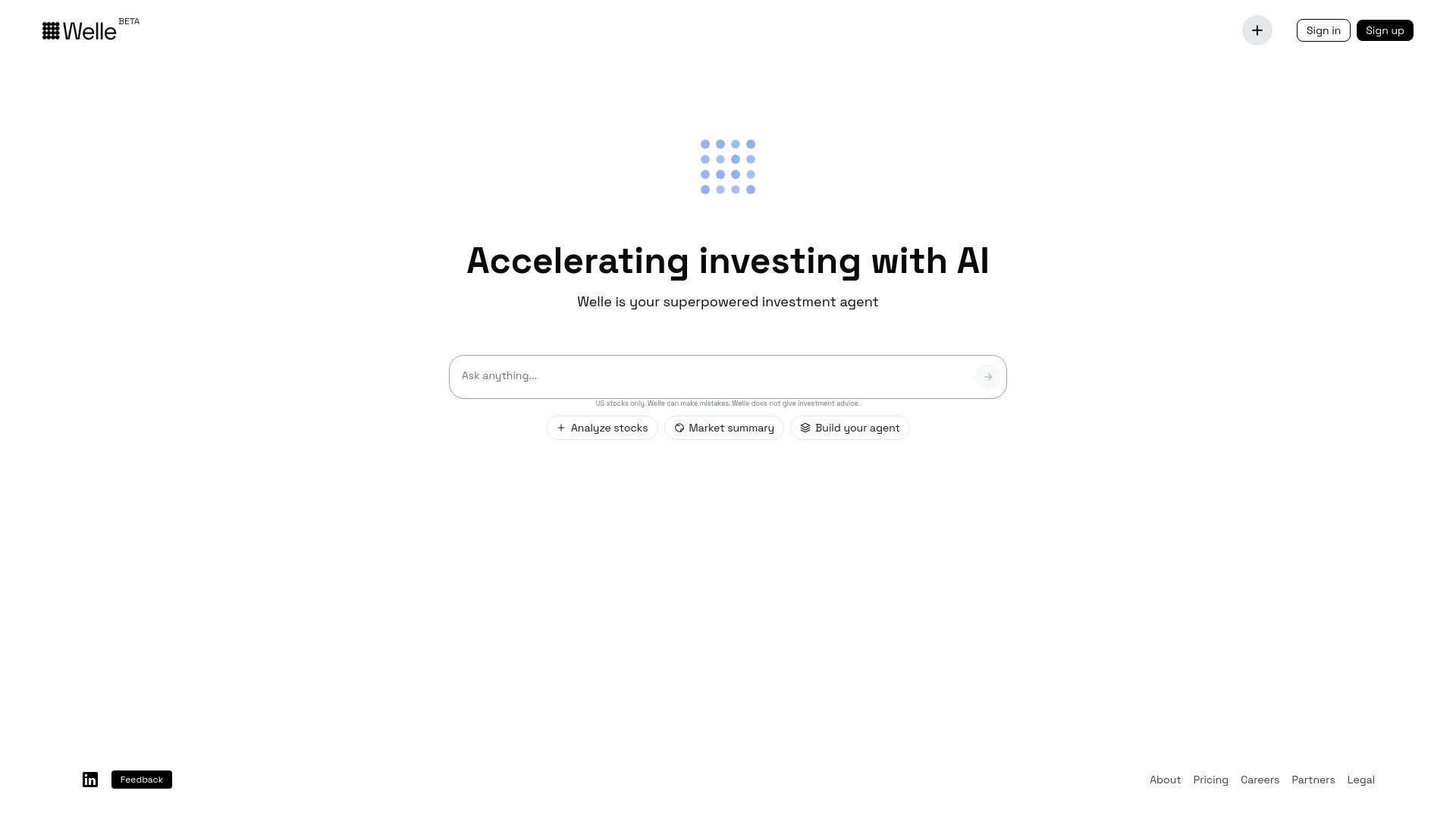 Welle.ai startup – AI Investing