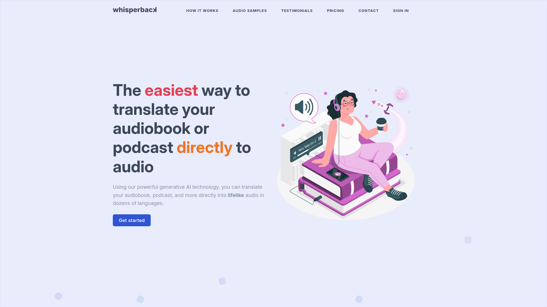 Whisperback startup – AI Translate