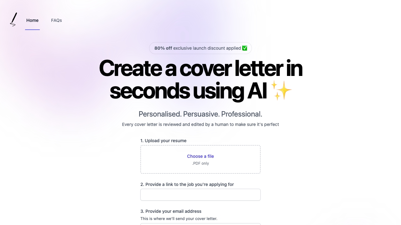 Write Me A Cover Letter startup – Cover Letter Generator