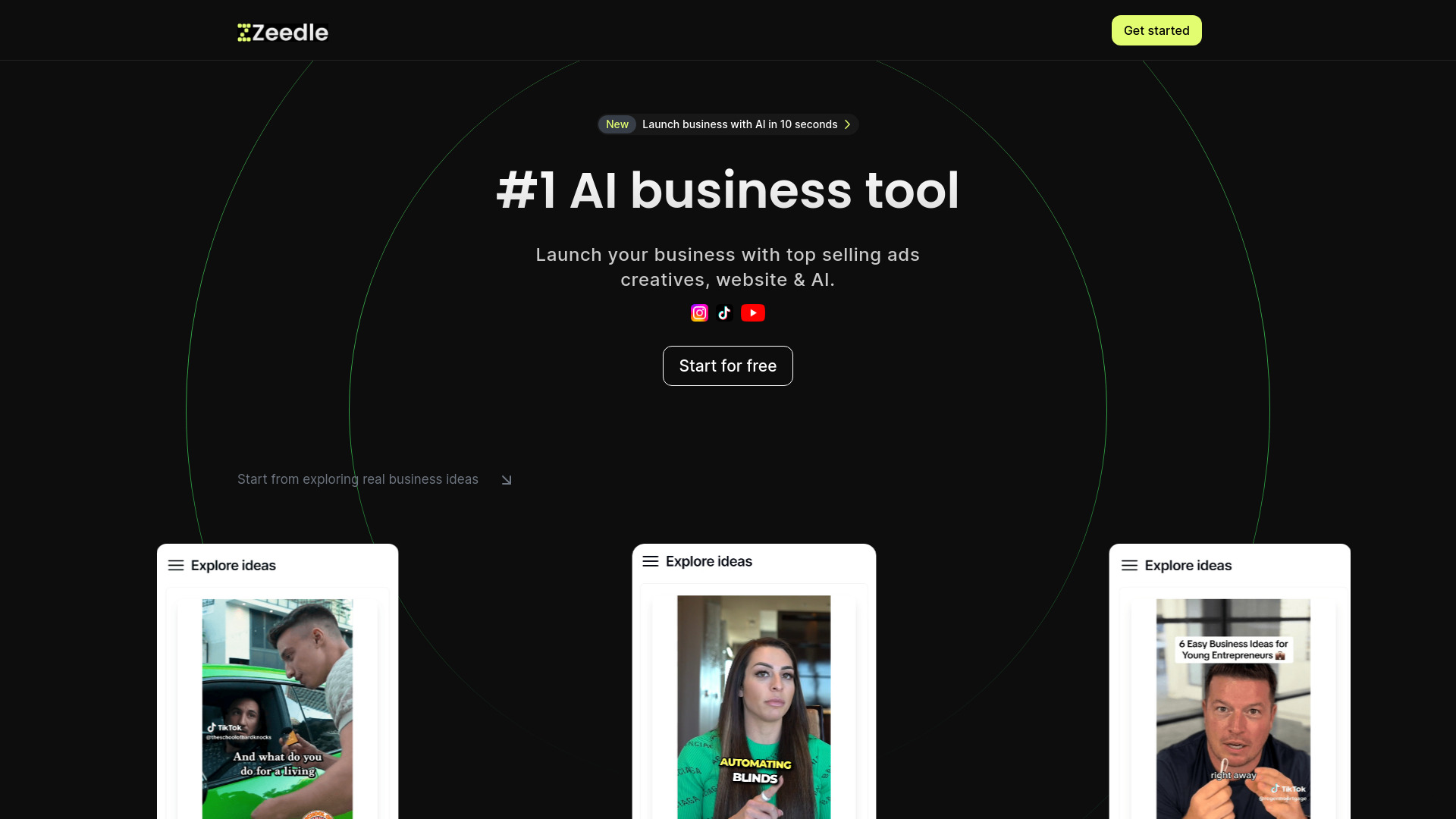 Zeedle AI startup – AI Ad Generator