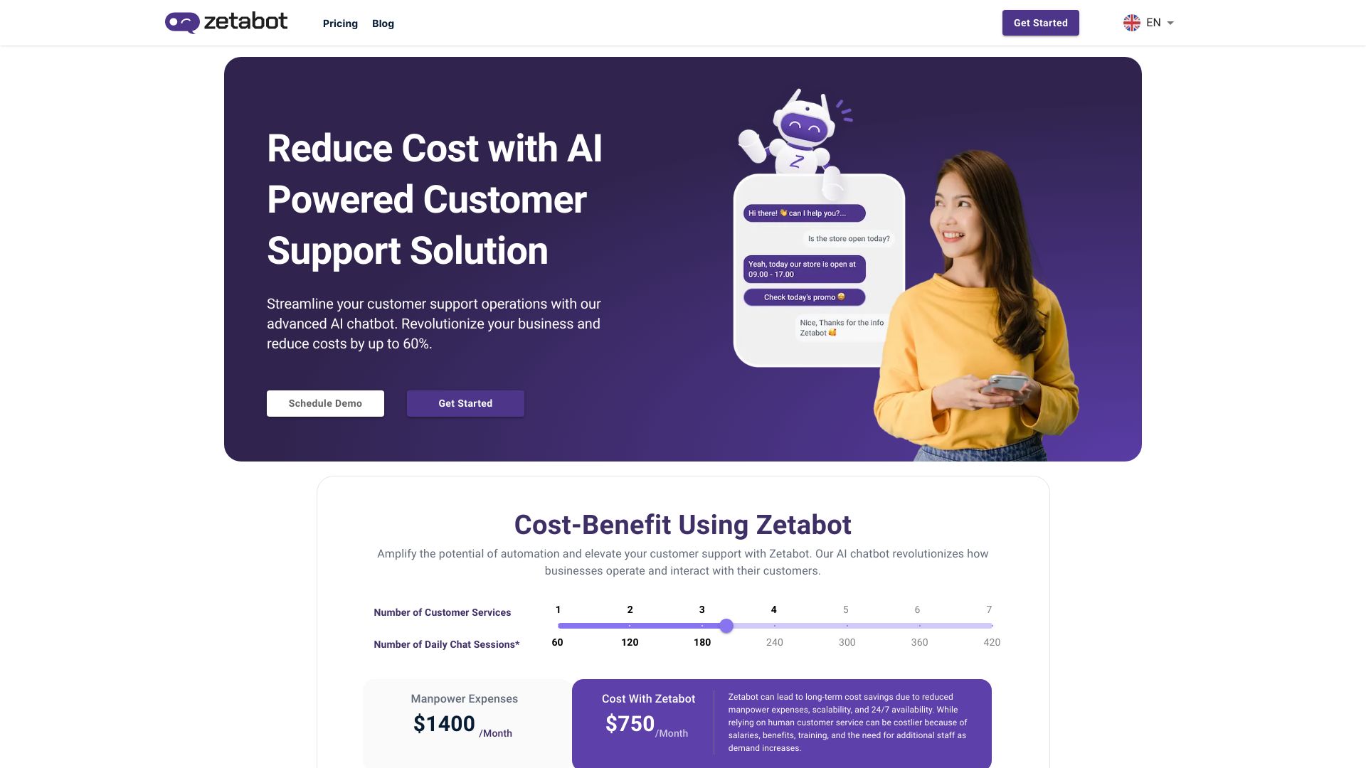 zetabot startup – AI Chatbot