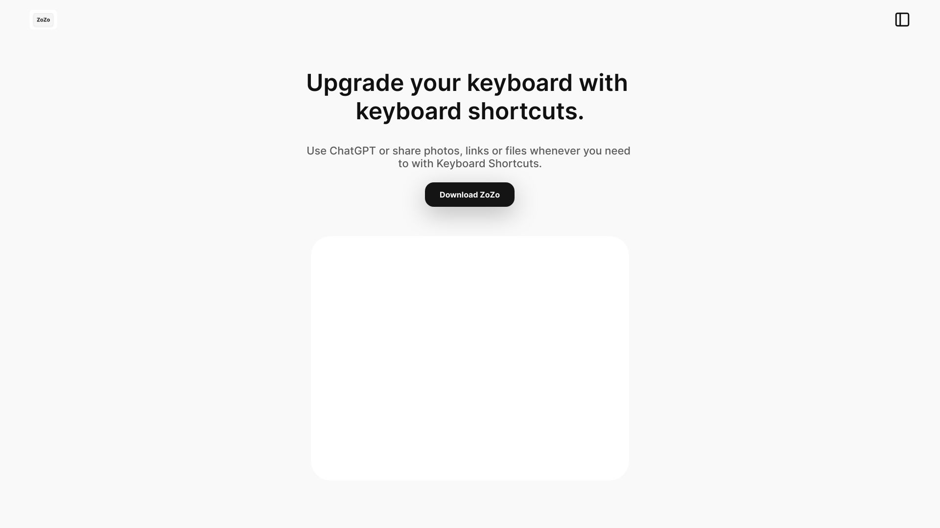 ZoZo 2.0 startup – AI Assistant